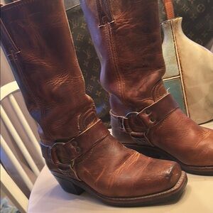 Frye Rich Brown Leather Boots